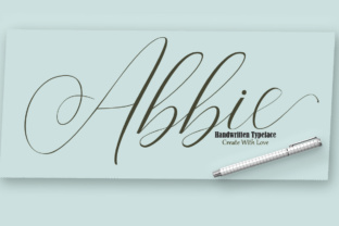 Abbie: A Soft Script Font for Editorial Design