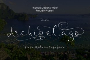 Archipelago: A Graceful Script Font for Editorial Design