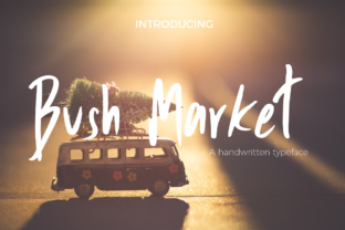 Bush Market Script: A Bold Handwritten Typeface