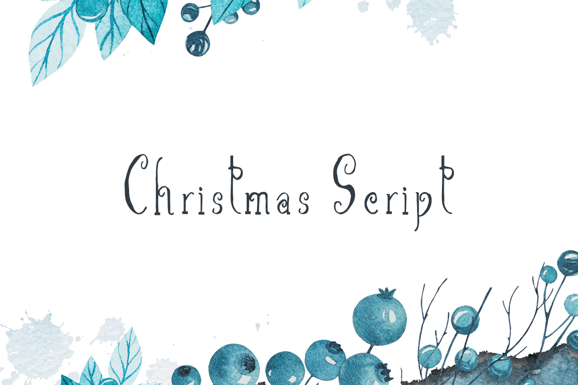 Christmas Script: A Festive Typeface for Crafters