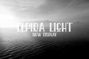 Elpida Light: A Vintage Script Typeface for Modern Editorial Design