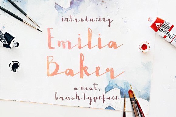 Emilia Baker: The Handcrafted Typeface for Clear Campaigns