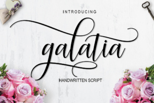 Galatia Script: A Handwritten Font for Crafters