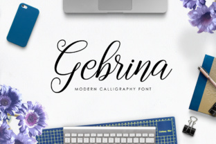 Gebrina Script: A Modern Typeface for Editorial Design