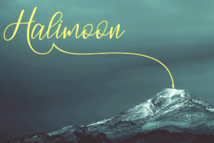 Halimoon Script: A Modern Typeface for Digital Design