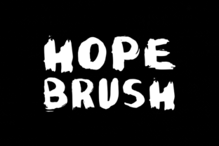 Hope Brush: A Grungy Script Font for Editorial Design