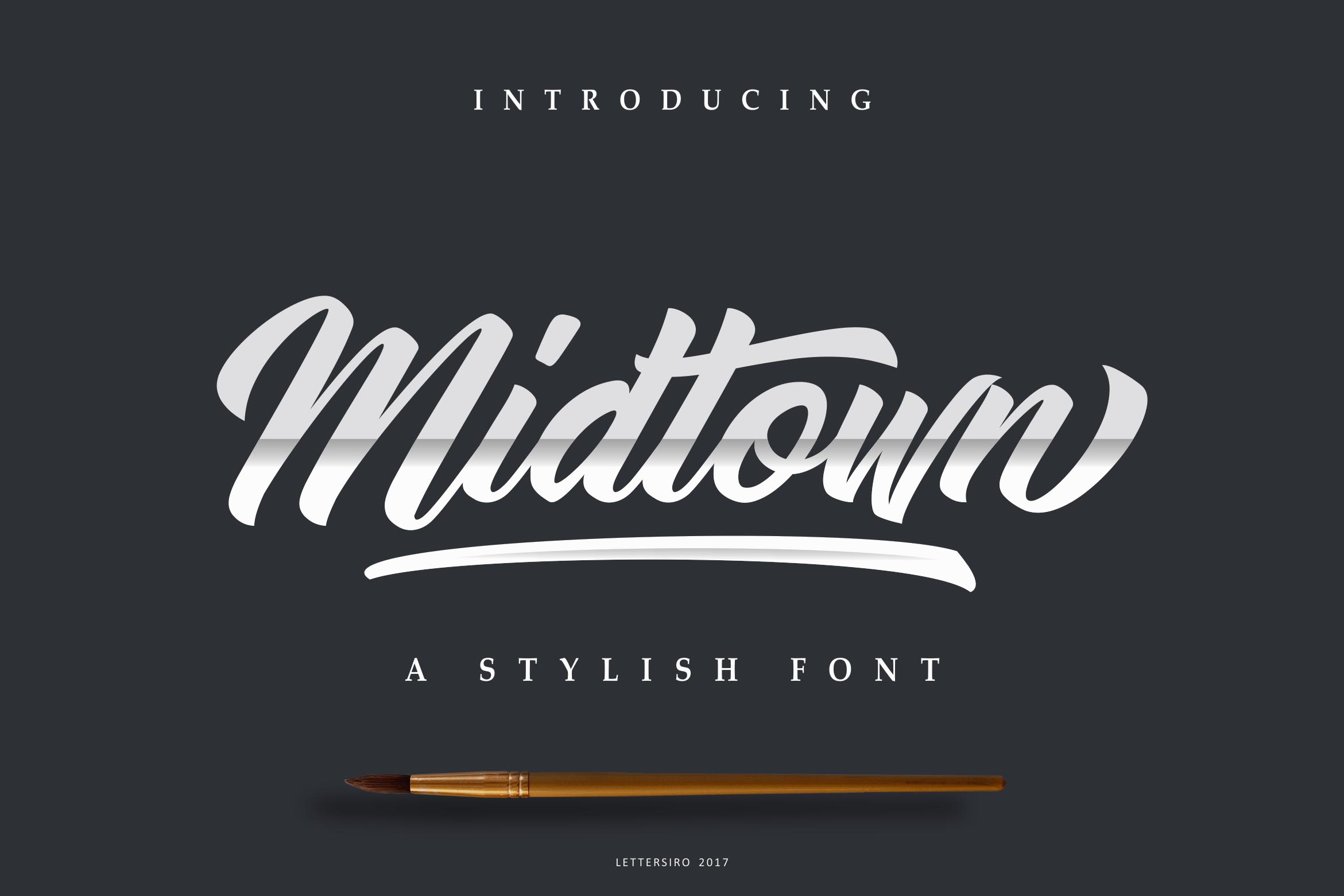 Midtown Script: A Modern Font for Crafters