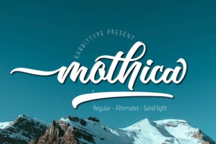 Mothica Script: A Handwritten Font for Editorial Design