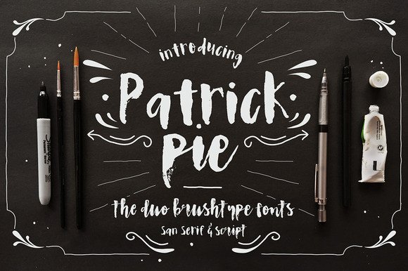 Patrick Pie: A Versatile Duo Typeface for Modern Branding