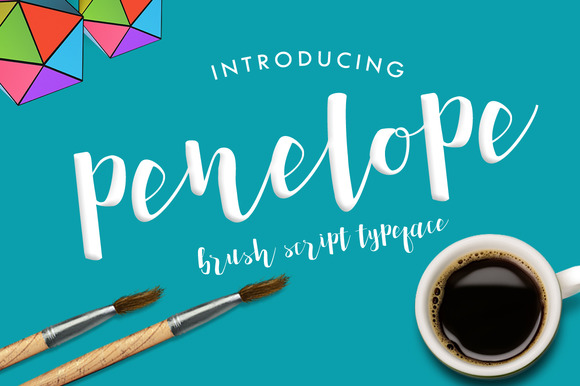 Penelope: A Modern Script Font for Editorial Design