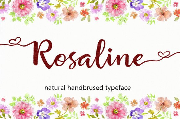 Rosaline: A Handwritten Font for Elegant Branding
