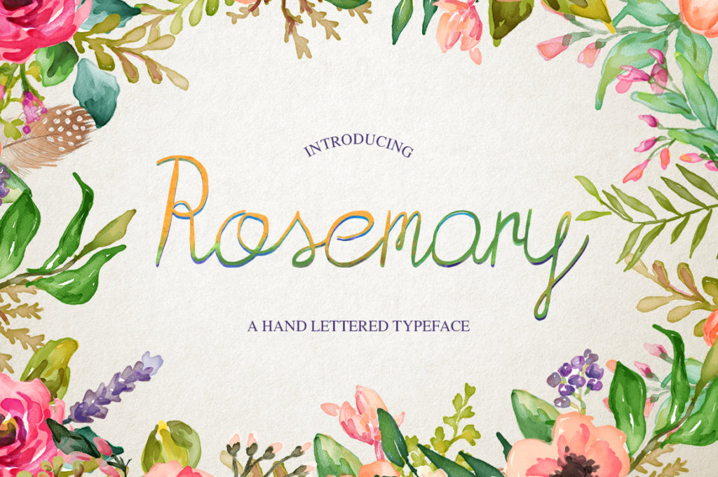 Rosemary: A Handwritten Typeface for Editorial Design