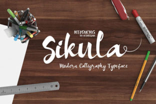 Sikula: A Modern Calligraphy Typeface for Editorial Design