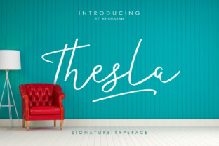 Thesla Script: A Thin Line Font for Modern Brands